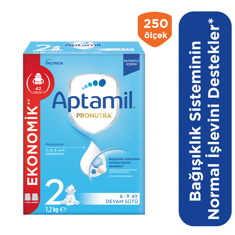 Aptamil 2 Devam Sütü 1200 gr 6-9 Ay