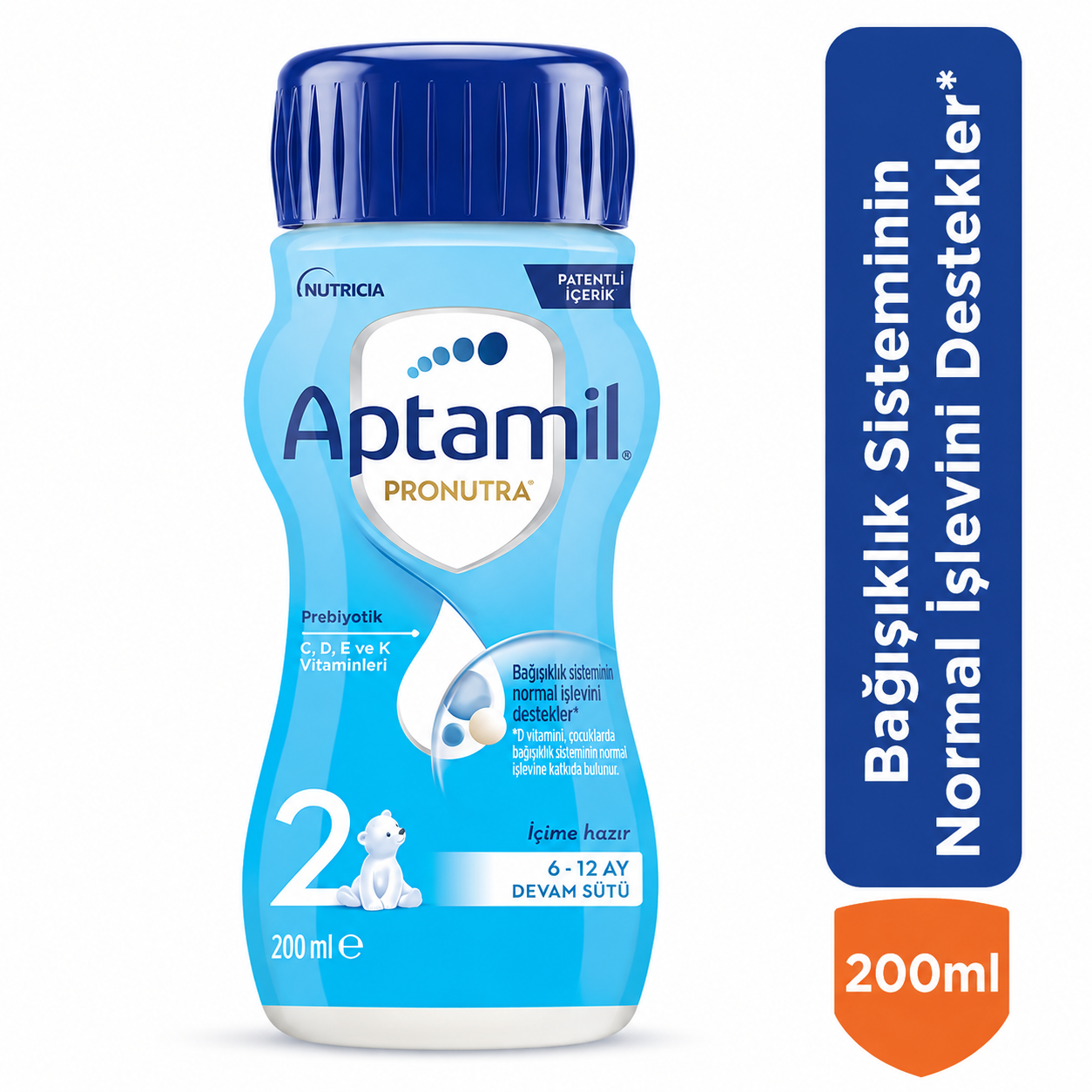 Aptamil 2 Devam Sütü İçime Hazır 200ml 6-12 Ay