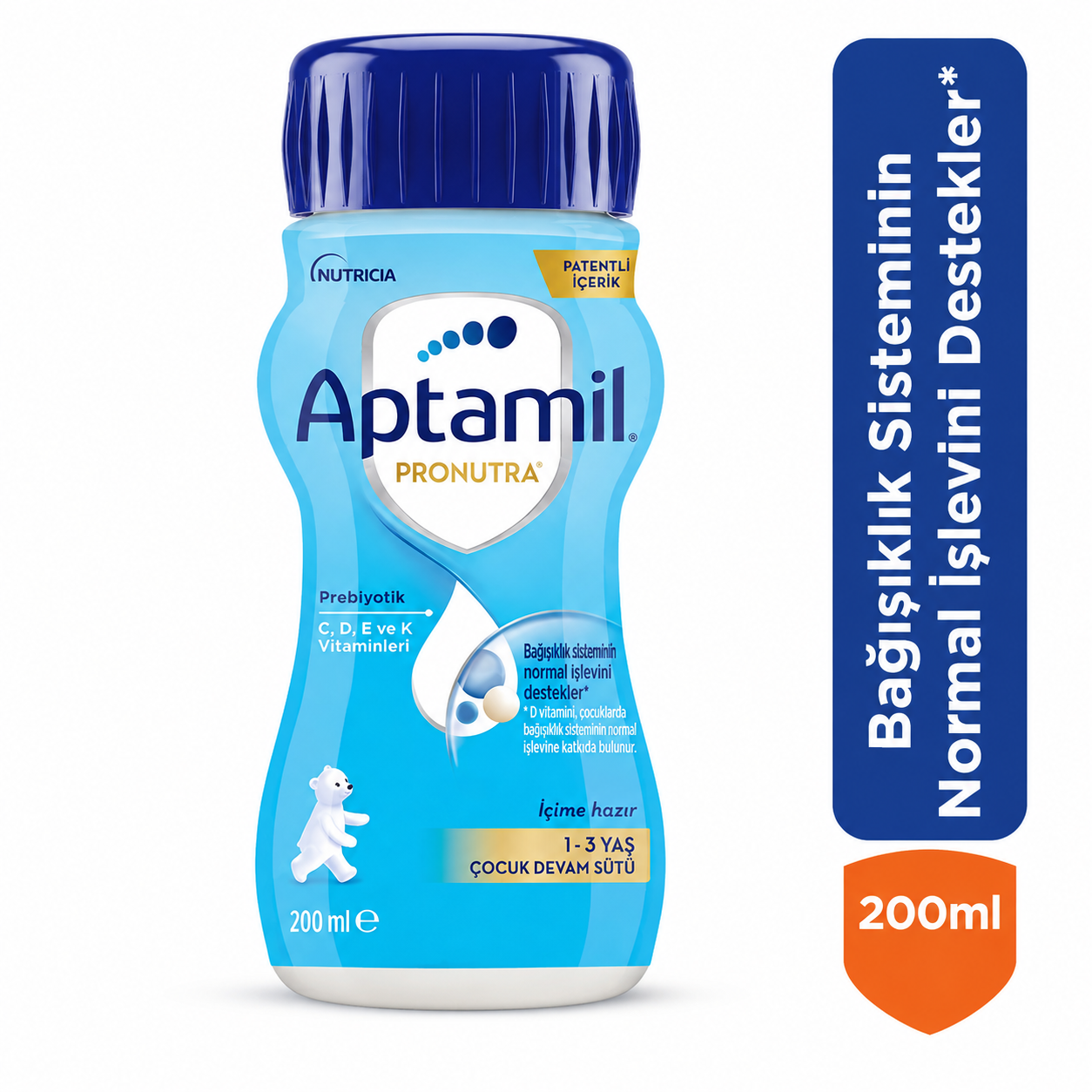Aptamil Çocuk Devam Sütü İçime Hazır 200ml 1 Yaş+