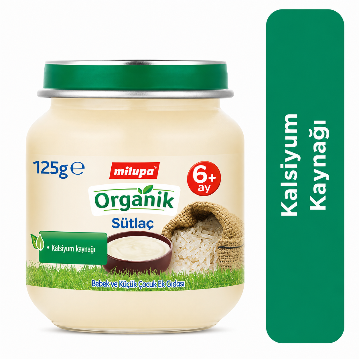 Kavanoz Organik Sütlaç 125 gr